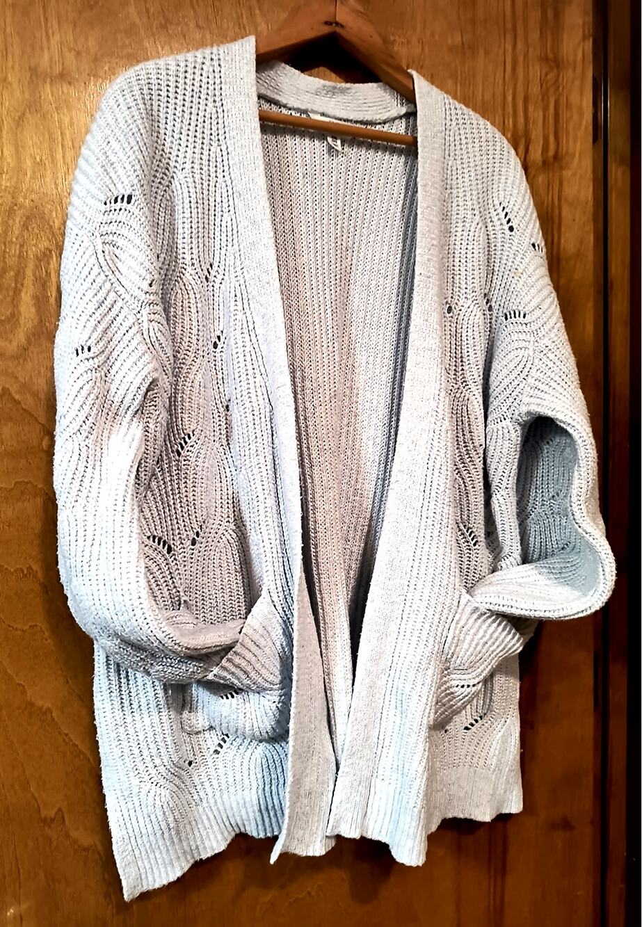 1892. Women's Light Blue Cardigan Sweater Size 20 XXL Time and Tru